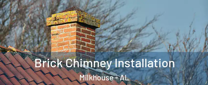 Brick Chimney Installation Milkhouse - AL