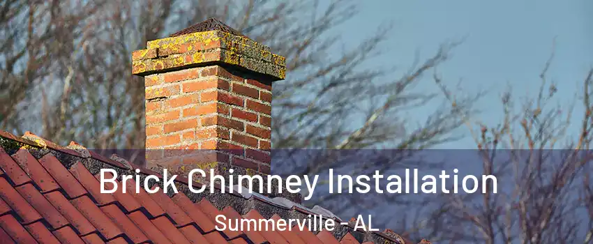 Brick Chimney Installation Summerville - AL