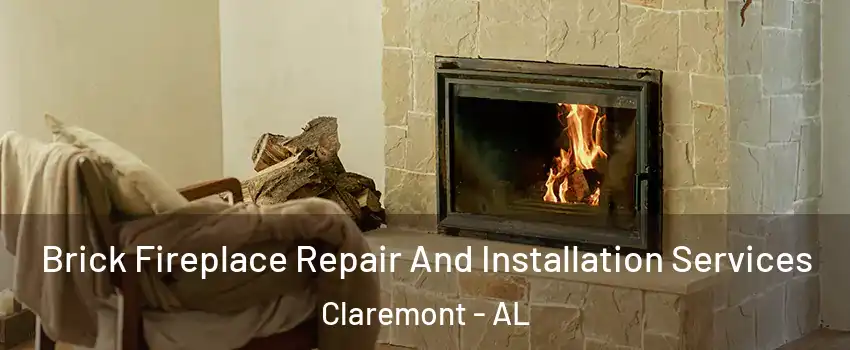 Brick Fireplace Repair And Installation Services Claremont - AL