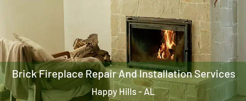 Brick Fireplace Repair And Installation Services Happy Hills - AL
