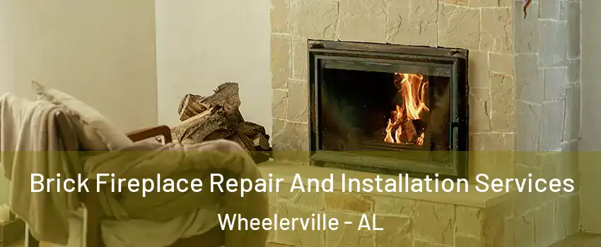 Brick Fireplace Repair And Installation Services Wheelerville - AL
