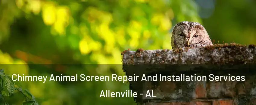 Chimney Animal Screen Repair And Installation Services Allenville - AL