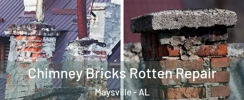 Chimney Bricks Rotten Repair Maysville - AL