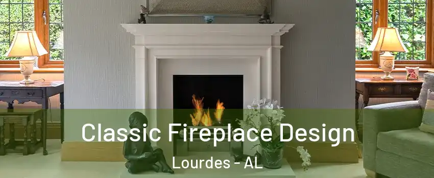 Classic Fireplace Design Lourdes - AL
