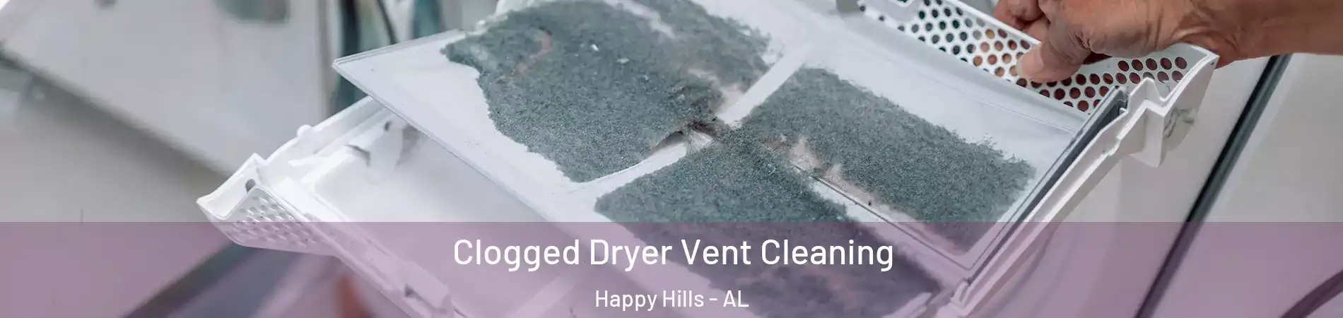 Clogged Dryer Vent Cleaning Happy Hills - AL
