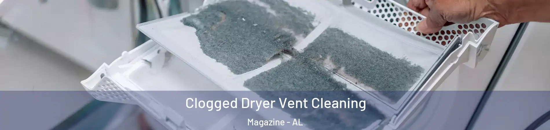 Clogged Dryer Vent Cleaning Magazine - AL
