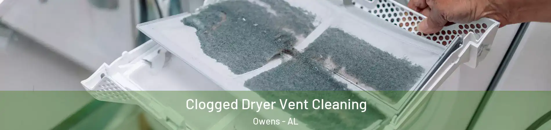Clogged Dryer Vent Cleaning Owens - AL