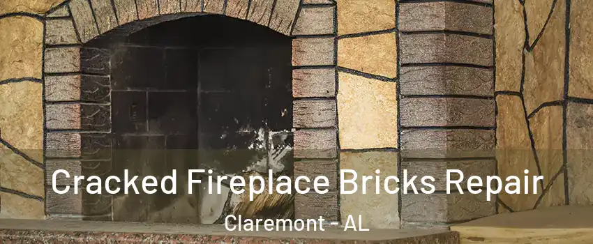 Cracked Fireplace Bricks Repair Claremont - AL