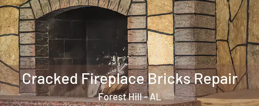 Cracked Fireplace Bricks Repair Forest Hill - AL