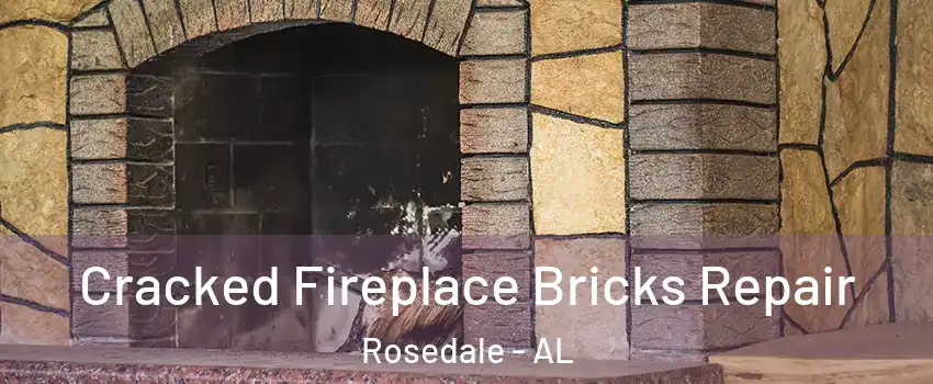 Cracked Fireplace Bricks Repair Rosedale - AL