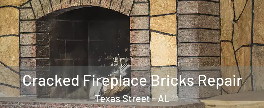 Cracked Fireplace Bricks Repair Texas Street - AL