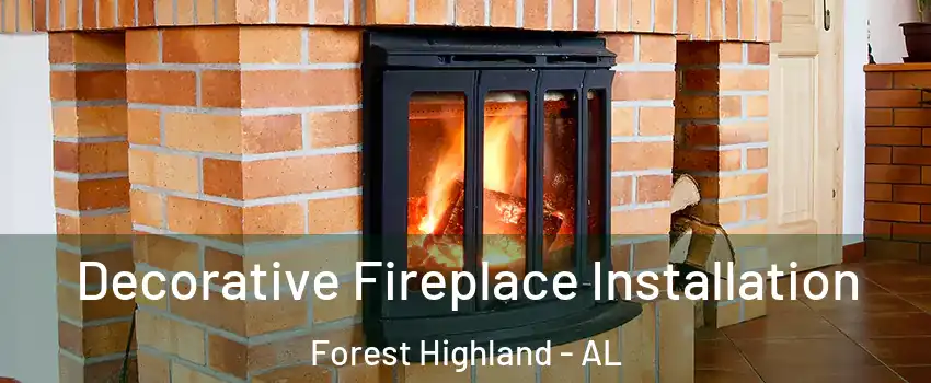 Decorative Fireplace Installation Forest Highland - AL