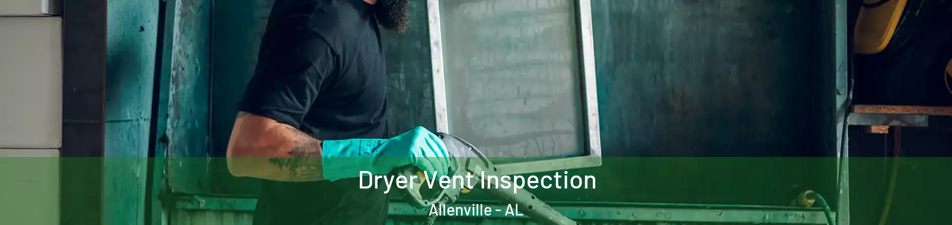 Dryer Vent Inspection Allenville - AL