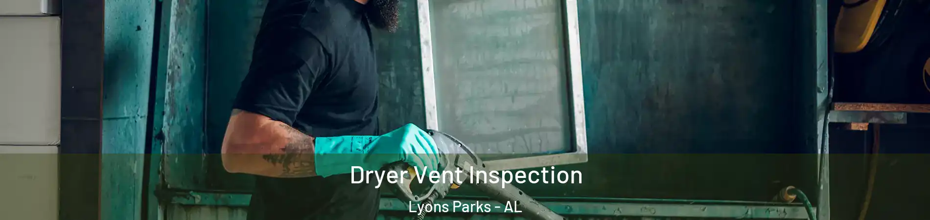 Dryer Vent Inspection Lyons Parks - AL
