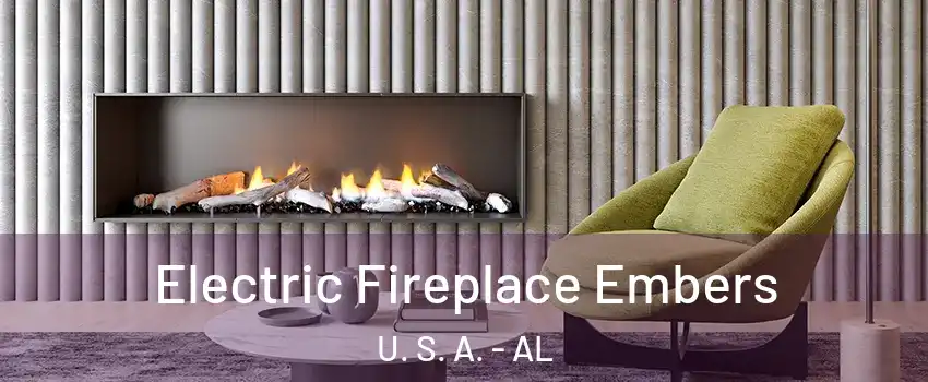 Electric Fireplace Embers U. S. A. - AL