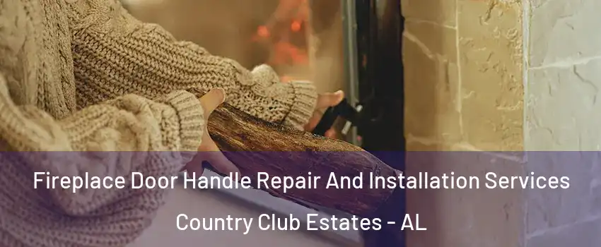 Fireplace Door Handle Repair And Installation Services Country Club Estates - AL