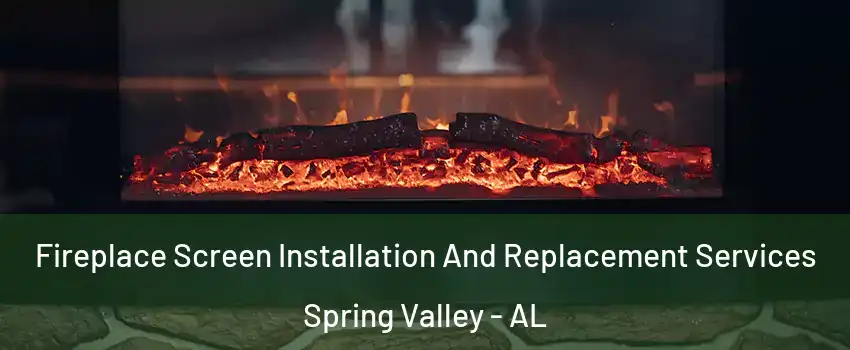 Fireplace Screen Installation And Replacement Services Spring Valley - AL