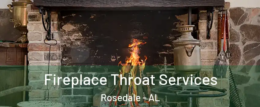 Fireplace Throat Services Rosedale - AL