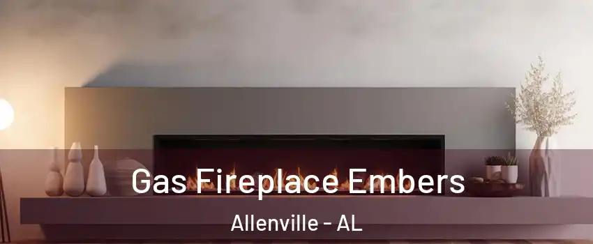 Gas Fireplace Embers Allenville - AL