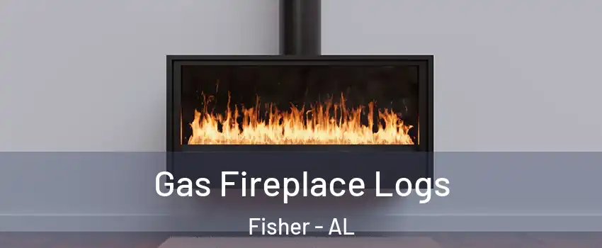 Gas Fireplace Logs Fisher - AL