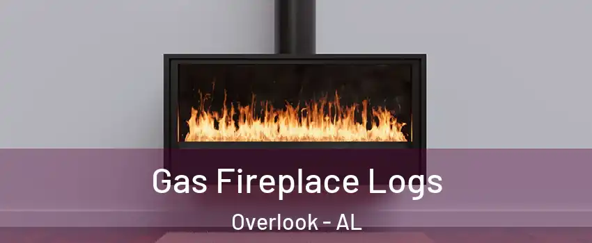 Gas Fireplace Logs Overlook - AL