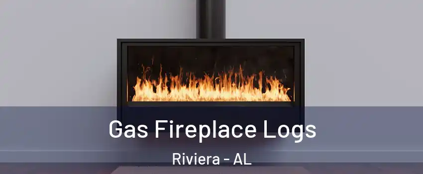 Gas Fireplace Logs Riviera - AL