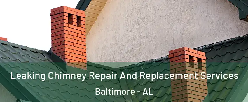 Leaking Chimney Repair And Replacement Services Baltimore - AL