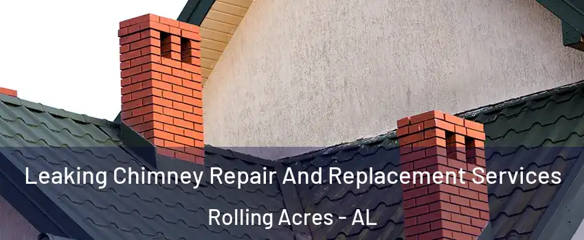 Leaking Chimney Repair And Replacement Services Rolling Acres - AL