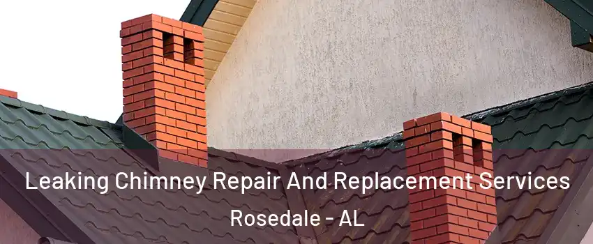 Leaking Chimney Repair And Replacement Services Rosedale - AL