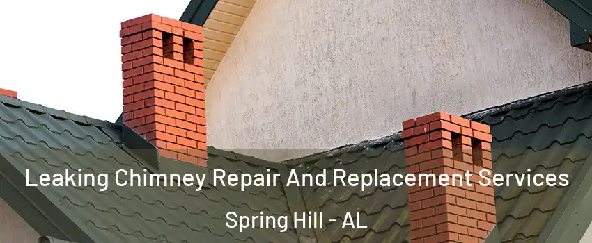 Leaking Chimney Repair And Replacement Services Spring Hill - AL