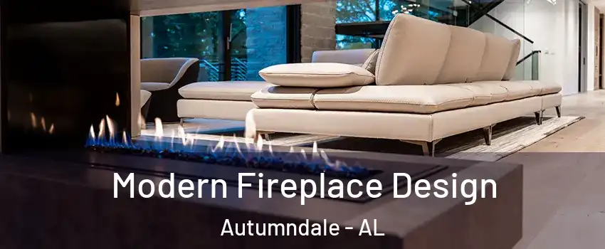 Modern Fireplace Design Autumndale - AL