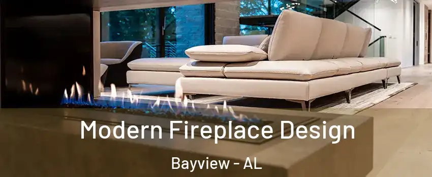 Modern Fireplace Design Bayview - AL