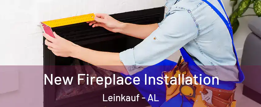 New Fireplace Installation Leinkauf - AL