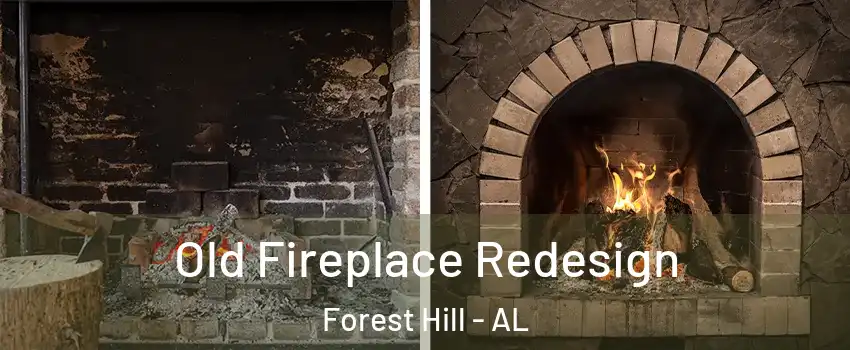 Old Fireplace Redesign Forest Hill - AL