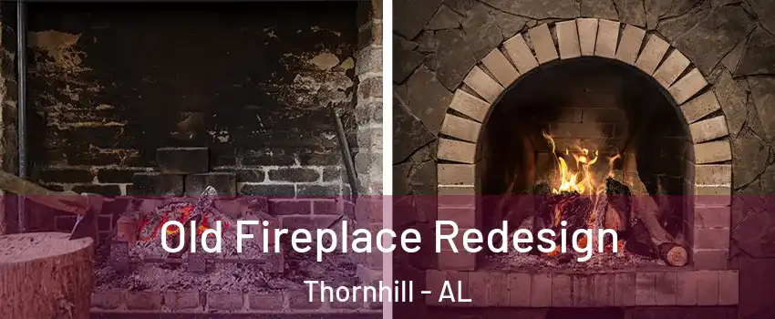 Old Fireplace Redesign Thornhill - AL