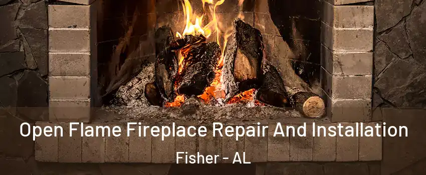 Open Flame Fireplace Repair And Installation Fisher - AL