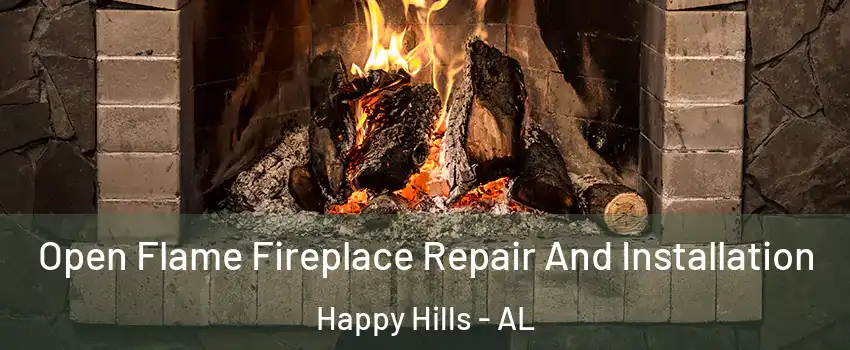 Open Flame Fireplace Repair And Installation Happy Hills - AL
