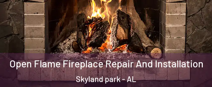 Open Flame Fireplace Repair And Installation Skyland park - AL