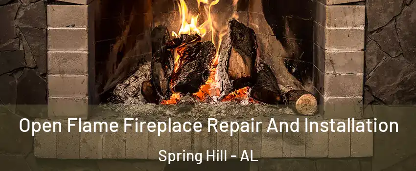 Open Flame Fireplace Repair And Installation Spring Hill - AL