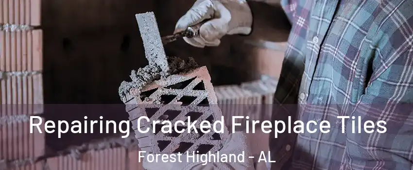 Repairing Cracked Fireplace Tiles Forest Highland - AL