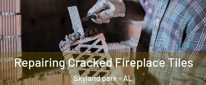 Repairing Cracked Fireplace Tiles Skyland park - AL
