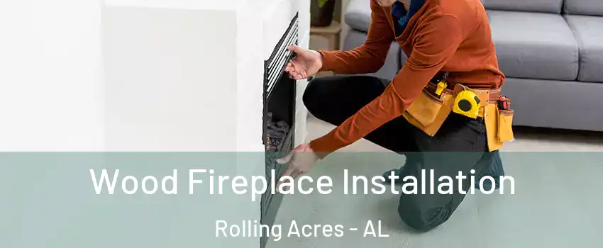 Wood Fireplace Installation Rolling Acres - AL