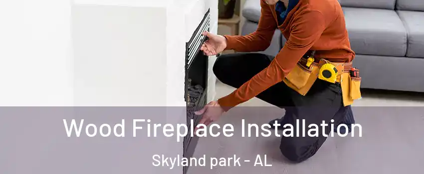 Wood Fireplace Installation Skyland park - AL